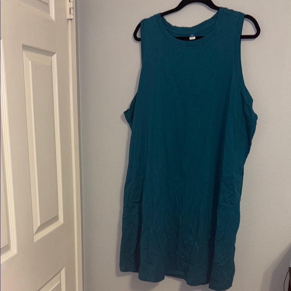 Old Navy Deep Teal Sleeveless dress